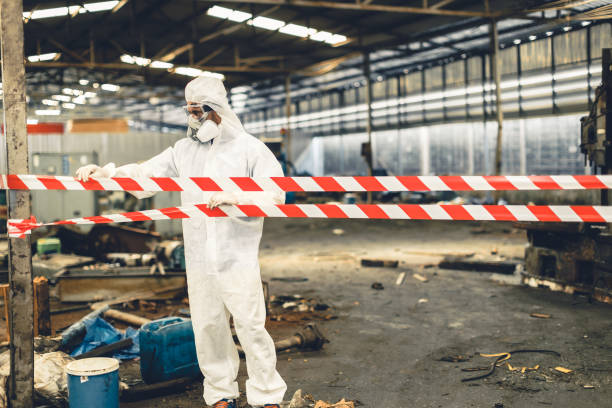 Professional Crime Scene Cleanup technician working in Pendergrass, GA